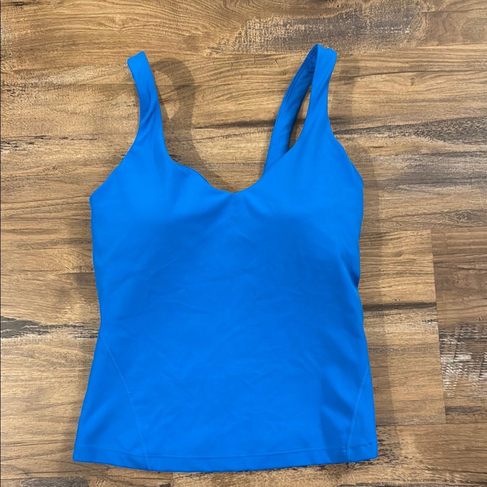 Lululemon woman’s cobalt blue size 4 align tank top